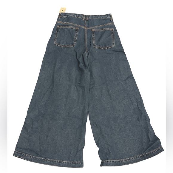 NWT Free People Wide Leg Snap Jeans Size 26 We The Free Finish Line - Picture 4 of 4